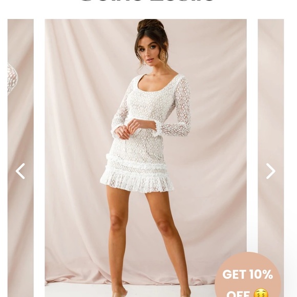 Selfie Leslie white dress - Picture 2 of 4